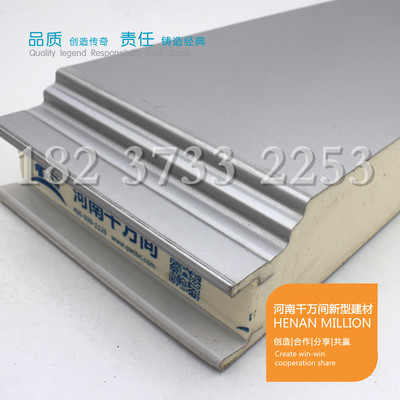 供应双面不锈钢聚氨酯夹芯板 河南千万间新型建筑材料公司冷库板产品介绍